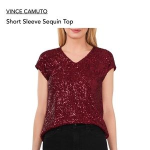 Vince Camuto sequin top size medium